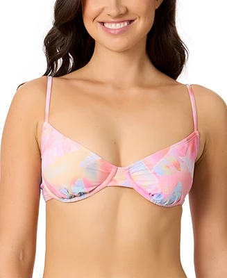 Macys Salt + Cove Juniors' Sunset Palms Underwire Bikini Top, Exclusively at Macy's