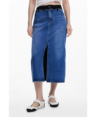 Desigual Women's Two-tone skirt