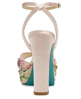 Betsey Johnson Women's Viven Jeweled Platform Dress Sandals