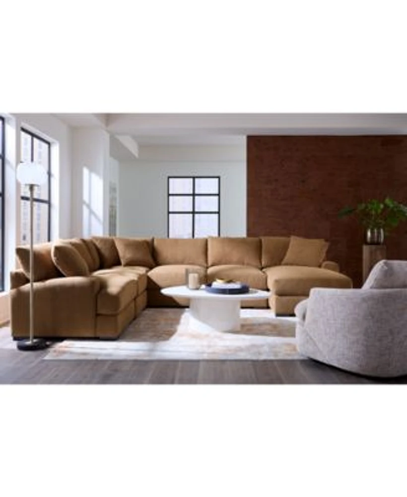 Rhyder Fabric Sectional Collection Exclusively At Macys