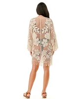 Marcus Adler Women's Crochet Swim Cover-Up Dress
