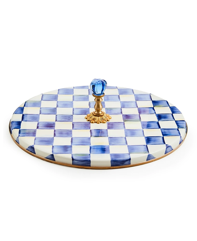 Mackenzie-Childs Royal Check Cheese Course