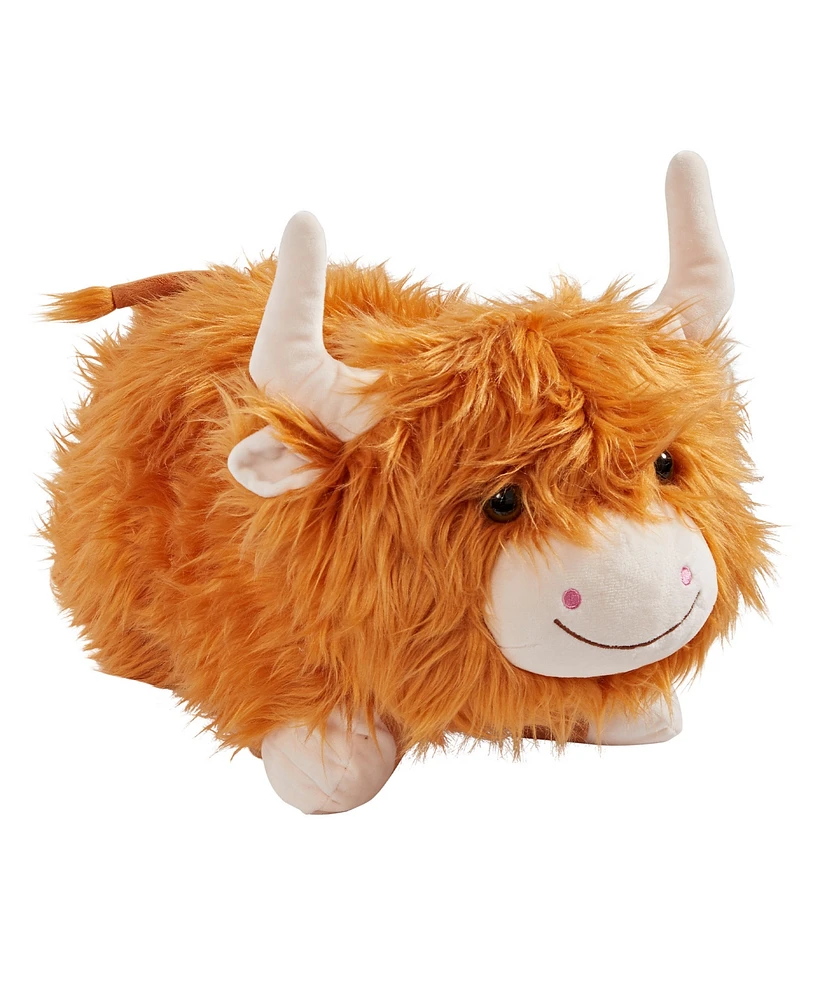 Pillow Pets Signature Highland Cow Jumbo Plush Pillow Pet