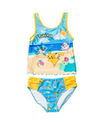 Pokemon Girls Tankini Top and Bikini Bottom Swim Set