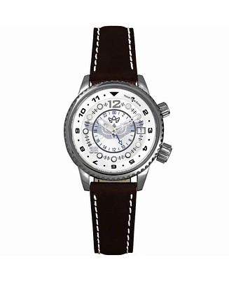 Abingdon Women's Wasp Tribute Tri-Time Gunmetal Watch, 33mm