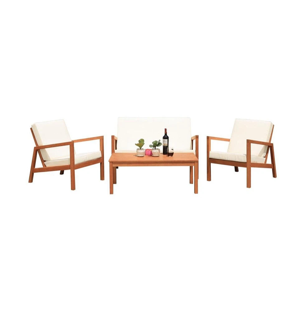 Larence 4 Pc Outdoor Living Set