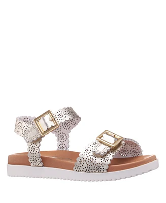 Nina Little Girls Saturn Footbed Sandals