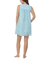 Eileen West Women's Cotton Sleeveless Short Chemise