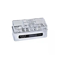 Stackable Cosmetic Organizer with 11 Compartments & Drawer Section, Clear Acrylic Vanity Organizer for Skincare, Lipsticks and Other Cosmetics