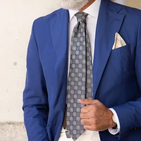 Elizabetta Big & Tall De Sica- Silk Jacquard Tie for Men