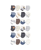 Hudson Baby Baby Boys Hudson Cotton Rich Terry Socks 24-Pack Woodland