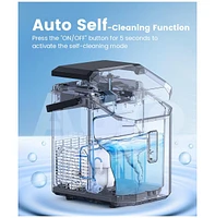 Cowsar Nugget Ice Maker Countertop, 34LBS/Day, Portable Crushed Ice Makers for Home