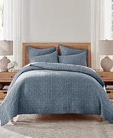 Levtex Melange Stitch 2-Pc. Sham Set, European