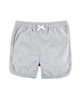 Hudson Baby Girls Shorts Bottoms 4-Pack, Lemons, 9-12 Months