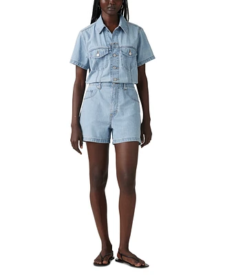 Levi's Women's Cotton Type Iii Denim Romper