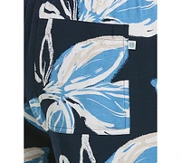 Cubavera Men's Classic-Fit Tropical Floral 7" Drawstring Shorts