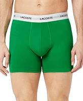 Lacoste Men's 3pk. Regular-Fit Logo Boxer Briefs