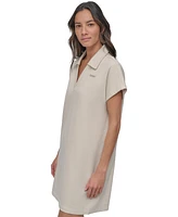 Dkny Women's Mini Stud Logo Short-Sleeve Dress