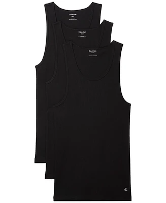 Calvin Klein Men's 3-Pack Cotton Classics Tank Tops