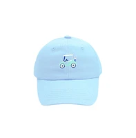 Bits & Bows Boys Boys Golf Cart Baseball Hat in Blue