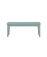 Rectangular Dining Bench with Tapered Legs – Contemporary Design for Dining & Entryway