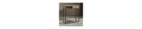 Taupe Sideboard Console Table with Drawer and Open Cubby Shelf