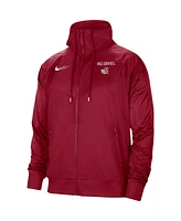 Nike Men's Crimson Oklahoma Sooners Wind Runner Raglan Full-Zip Jacket