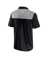 Fanatics Men's Black New York Jets Long Shot Polo Shirt