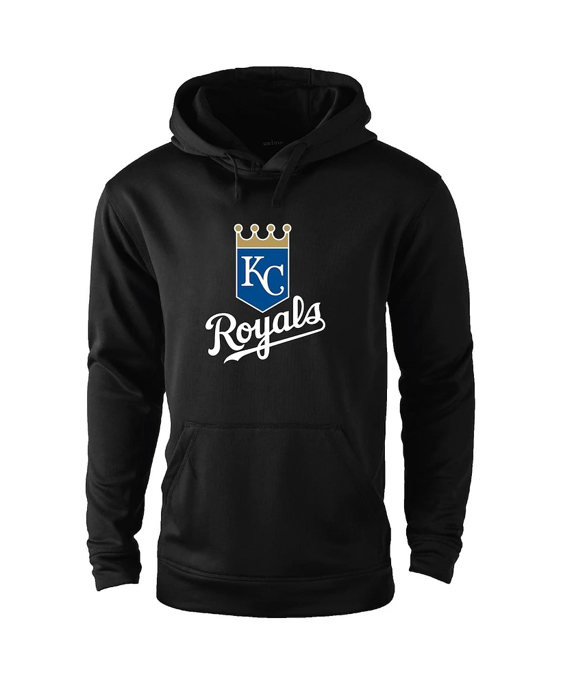 Dunbrooke Men's Black Kansas City Royals Champion Pullover Hoodie