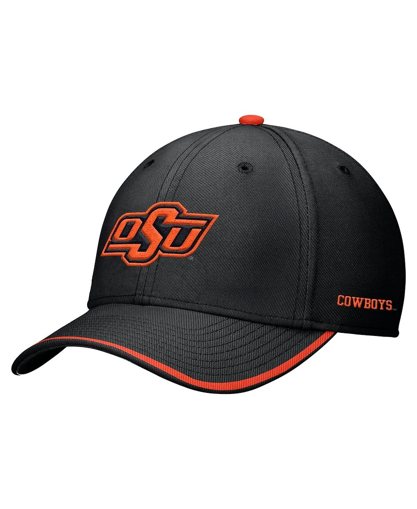 Nike Men's Black Oklahoma State Cowboys Rise Performance Flex Hat