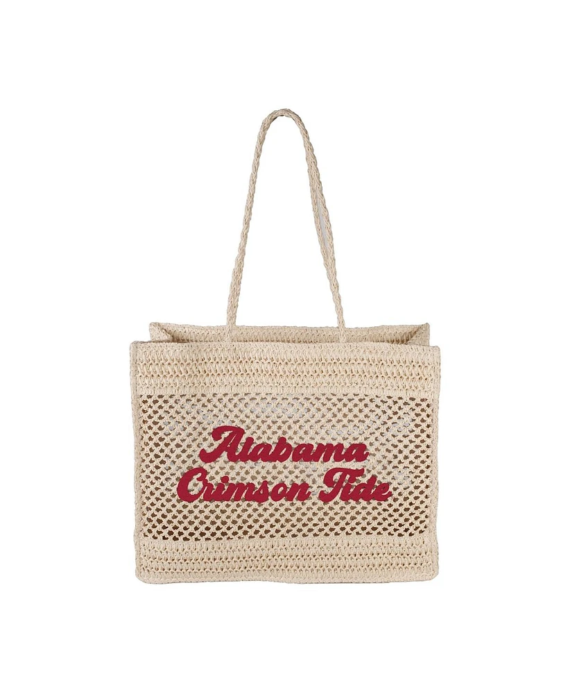 Logo Brands Alabama Crimson Tide Coastal Tote Bag