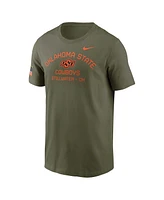 Nike Men's Olive Oklahoma State Cowboys 2024 Military Appreciation Performance T-Shirt