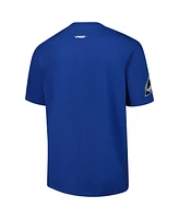 Pro Standard Men's Blue Colorado Avalanche Turn It Up Dropped Shoulder T-Shirt