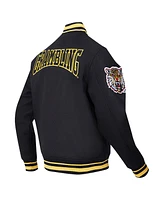 Pro Standard Men's Black Grambling Tigers Crest Wool Full-Zip Jacket