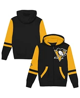 Outerstuff Preschool Black Pittsburgh Penguins Face Off Full-Zip Hoodie