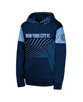 Outerstuff Big Boys and Girls Blue New York City Fc Unbeatable Pullover Hoodie
