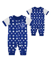 Outerstuff Newborn Blue Los Angeles Dodgers Hard 90 Coveralls