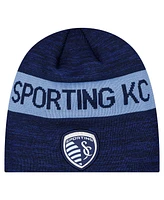 New Era Men's Navy Sporting Kansas City 2025 Kickoff Beanie Hat