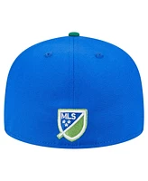 New Era Men's Blue Seattle Sounders Fc 2025 Kickoff 59FIFTY Fitted Hat