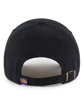 '47 Brand Men's Black Lsu Tigers Clean Up Adjustable Hat