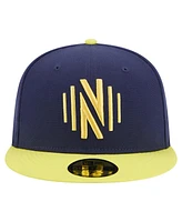 New Era Men's Navy Nashville Sc 2025 Kickoff 59FIFTY Fitted Hat