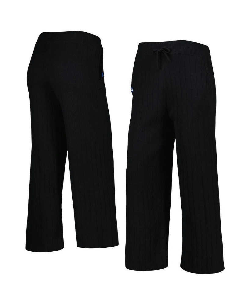 LevelWear Women's Black Los Angeles Dodgers Dream Icon Knit Pants