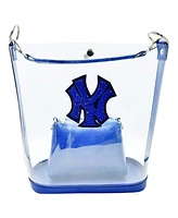 Cuce New York Yankees Rhinestone Clear Purse