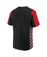 Formula 1 Men's Black Tempo Halftone Grid Panel T-Shirt