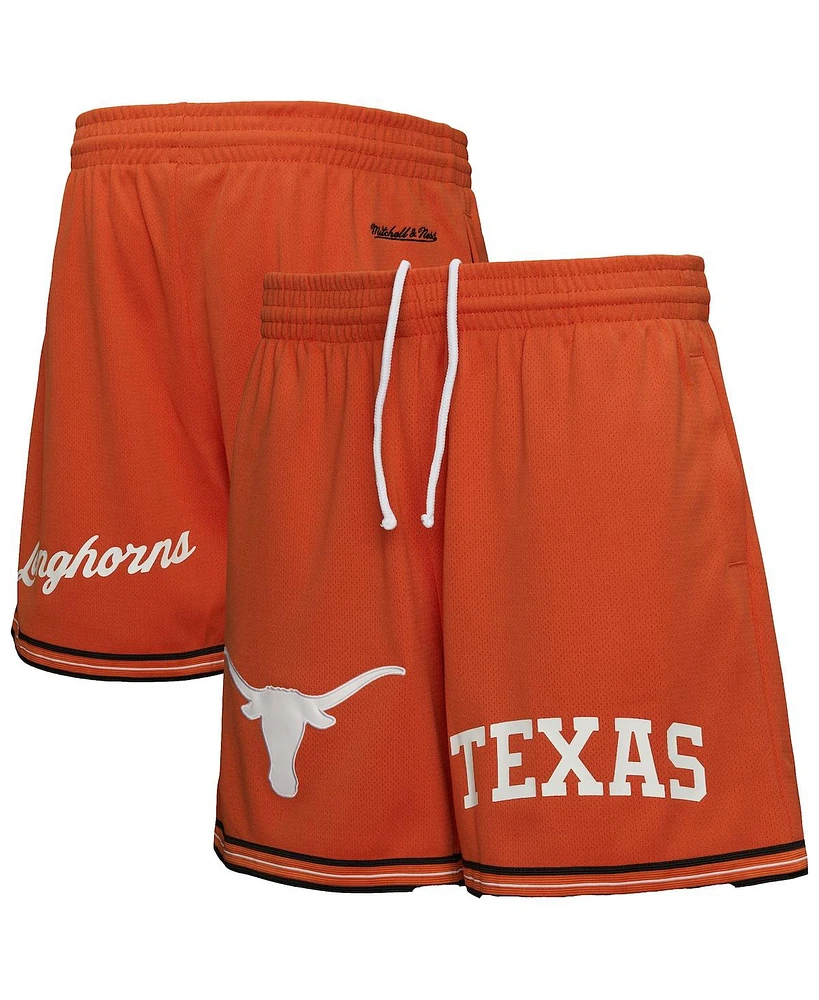 Mitchell & Ness Men's Burnt Orange Texas Longhorns Team Origins Mesh Shorts