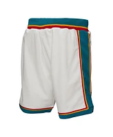 Mitchell & Ness Men's White Detroit Pistons Authentic Shorts