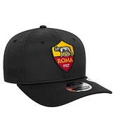 New Era Men's Black As Roma Core Flex Hat