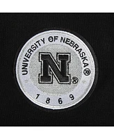 Pro Standard Women's Black Nebraska Huskers Cropped Pullover Sweatshirt