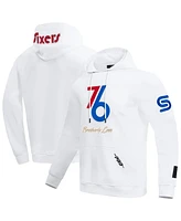 Pro Standard Men's White Philadelphia 76Ers 2024/25 City Edition Pullover Hoodie
