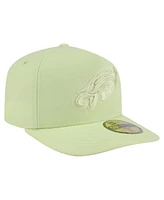 New Era Men's Green Philadelphia Eagles Color Pack A-Frame 59FIFTY Fitted Hat